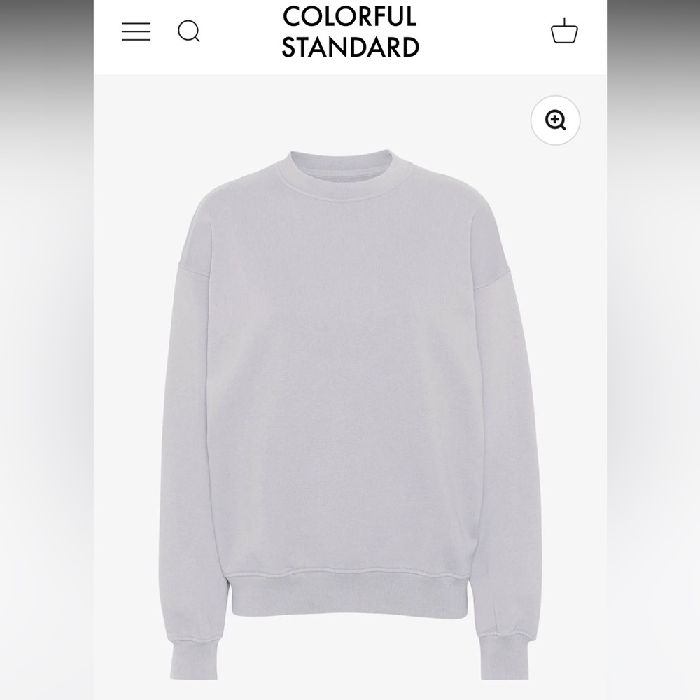 Colorful Standard Light Grey Crewneck Sweatshirt